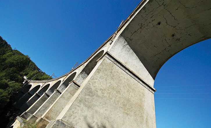 Przez imponujący wiadukt w Semmering biegła dawniej trasa nad Adriatyk., © Franz Zwickl
